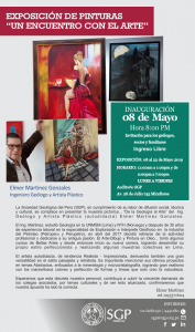 08 – 22 MAYO  | EXPOSICIÓN DE PINTURAS “Un encuentro con el Arte”