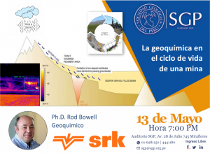 13 MAYO | La geoquímica en el ciclo de la vida de una mina