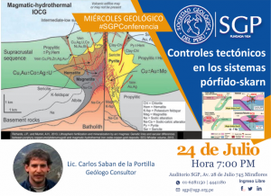 24 de Julio | Controles téctonicos en los sistemas pórfido-skarn