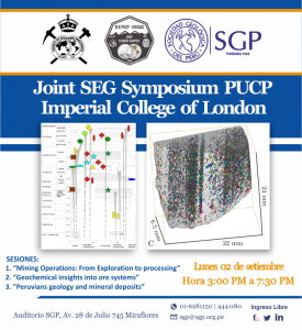 02 setiembre | Joint SEG Symposium PUCP – Imperial College of London