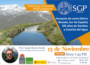 13 NOVIEMBRE | Acequias de careo (Sierra Nevada, Sur de España). Mil años de Siembra y Cosecha del Agua