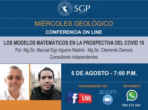 5 AGOSTO  – 7:00 pm | LOS MODELOS MATEMÁTICOS EN LA PROSPECTIVA DEL COVID 19