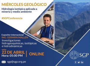 22 ABRIL | Hidrología isotópica aplicada a minería y medio ambiente