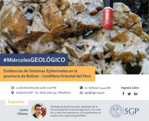 12 DICIEMBRE | Miércoles Geológico