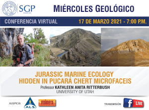 17 MARZO 2021 – 7:00 pm | JURASSIC MARINE ECOLOGY HIDDEN IN PUCARÁ CHERT MICROFACEIS