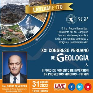 LANZAMIENTO XXI CONGRESO PERUANO DE GEOLOGÍA