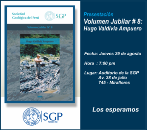 29 Agosto | Presentación Volumen Jubilar Nº 8: Hugo Valdivia Ampuero.